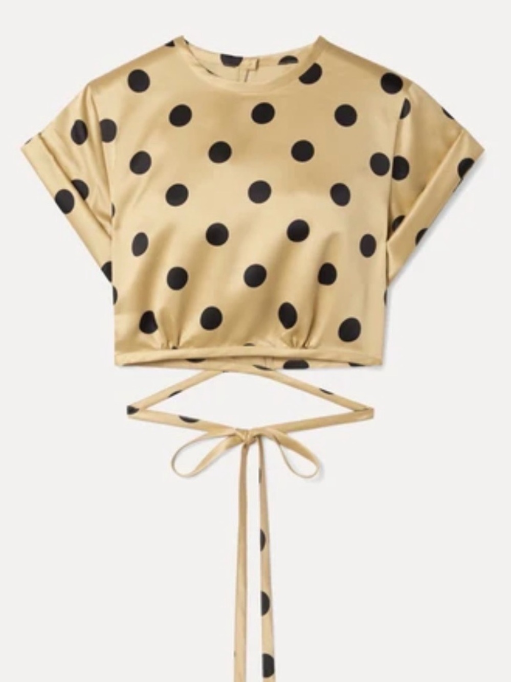 Orseund Iris Le Club Top with Black Polka Dots